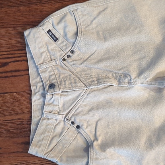 Vtg Rockies tan neutral bareback high waisted 100% cotton jeans W29 L36" - Picture 2 of 9